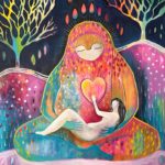 Illustration des lignées familiales avec une mère et son enfant